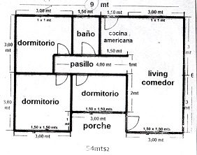Casas de la Costa modelo Mirasol de 54 mt2